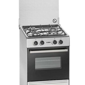 COCINA GAS BRU ECC 3 FGIX INOX